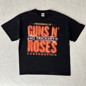 Guns N' Roses Las Vegas 2014 Concert Tour T-Shirt XL